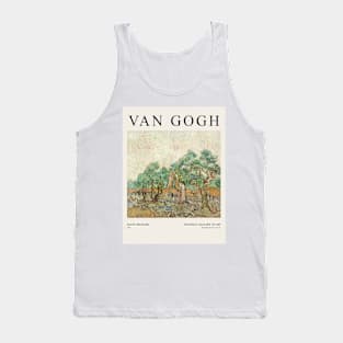 Vincent van Gogh Exhibition Painting The Olive Orchard 1889 Tank Top